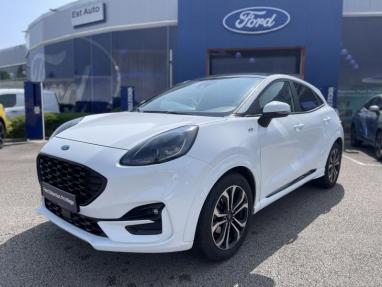 Voir le détail de l'offre de cette FORD Puma 1.0 Flexifuel 125ch S&S mHEV ST-Line de 2022 en vente à partir de 216.73 € / mois