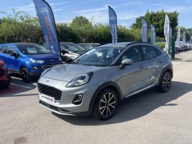 Voir le détail de l'offre de cette FORD Puma 1.0 Flexifuel 125ch S&S mHEV Titanium de 2022 en vente à partir de 217.96 €  / mois