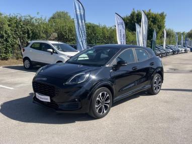 Voir le détail de l'offre de cette FORD Puma 1.0 Flexifuel 125ch S&S mHEV ST-Line de 2022 en vente à partir de 236.19 €  / mois