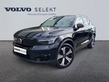 Voir le détail de l'offre de cette VOLVO XC40 Recharge Twin 408ch Ultimate AWD EDT de 2022 en vente à partir de 378.63 €  / mois